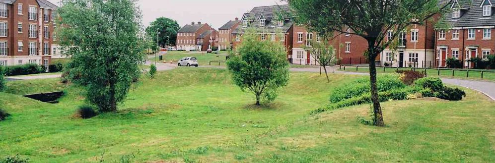 Photograph - Detention basin, Hamilton North, Leicester 
Leicester